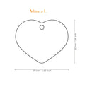 Medaglietta Basic Cuore - Medagliette