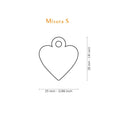 Medaglietta Basic Cuore - Medagliette