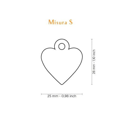 Medaglietta Basic Cuore - Medagliette