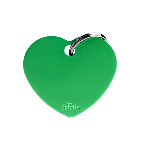 Medaglietta Basic Cuore - Verde / L - Medagliette