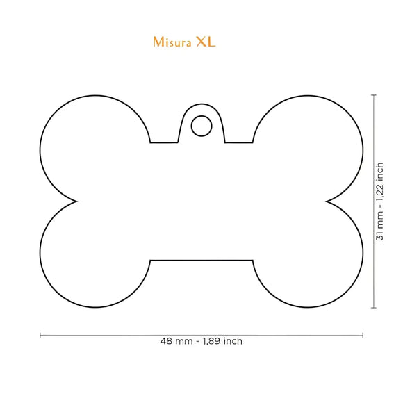 Medaglietta Basic Osso - Medagliette