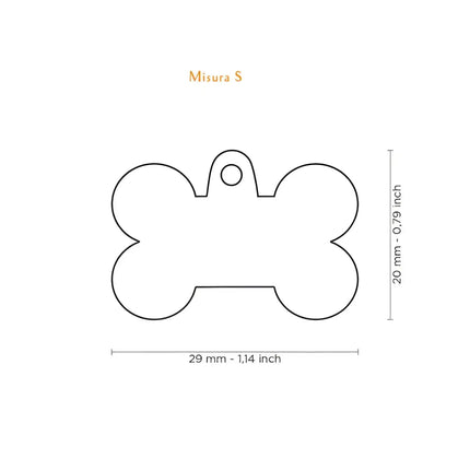 Medaglietta Basic Osso Handmade - Medagliette