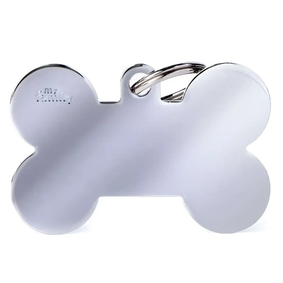 Medaglietta Basic Osso - Ottone Cromato / XL - Medagliette