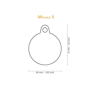 Medaglietta Charm Cerchio King - Medagliette