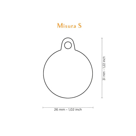 Medaglietta Charm Cerchio King - Medagliette