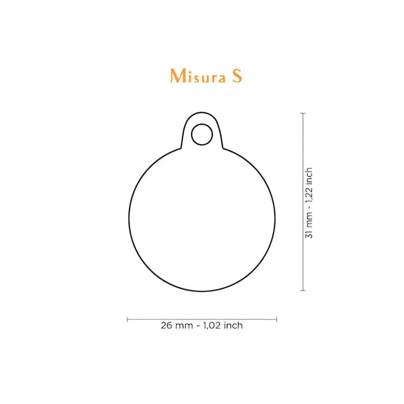 Medaglietta Charm The Queen Satin Gold - Medagliette