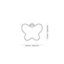 Medaglietta Charms Butterfly - Medagliette