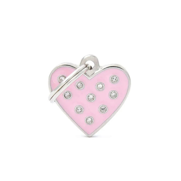 Medaglietta Chic - Rosa / Cuore - Medagliette