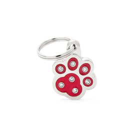 Medaglietta Chic - Rosso / Zampa - Medagliette