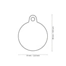 Medaglietta Hushtag Plus Cerchio - Medagliette