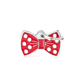 Medaglietta Papillon - Rosso - Medagliette