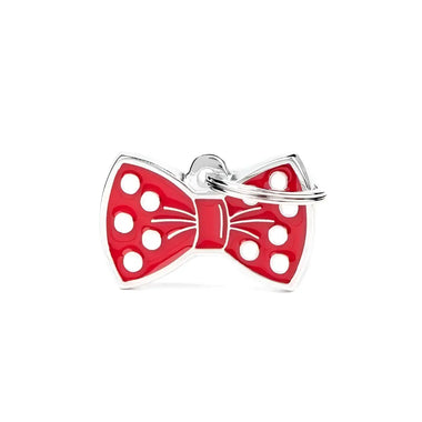 Medaglietta Papillon - Rosso - Medagliette