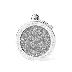 Medaglietta Shine Cerchio - Argento / L - Medagliette