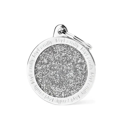 Medaglietta Shine Cerchio - Argento / L - Medagliette