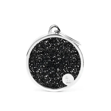 Medaglietta Shine Cerchio - Nero / L - Medagliette