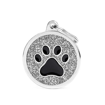 Medaglietta Shine Cerchio con zampa - Argento - Medagliette
