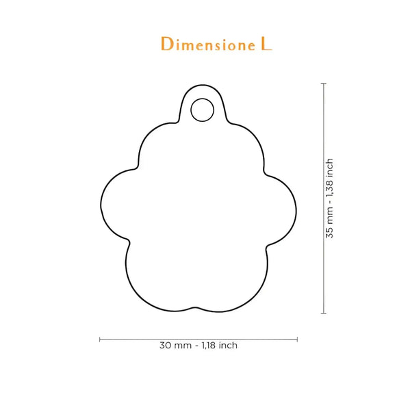 Medaglietta Shine Zampa - Medagliette