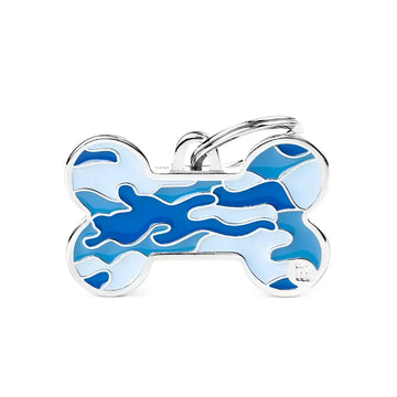 Medaglietta Style - Camouflage Blu / L - Medagliette