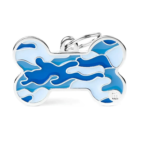 Medaglietta Style - Camouflage Blu / XL - Medagliette