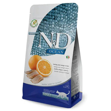 N&D Ocean Cat Aringa e arancia - 1,5 Kg - Super Premium