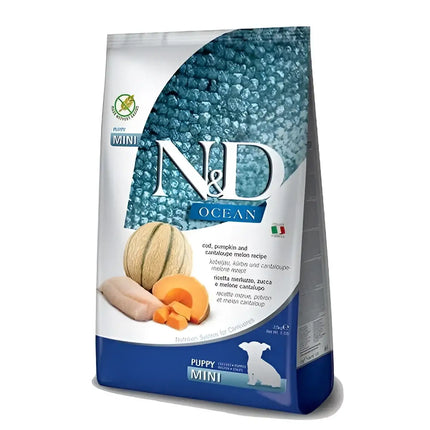 N&D Ocean Dog Merluzzo Zucca e Melone Puppy Mini - 2,5 Kg - Super Premium
