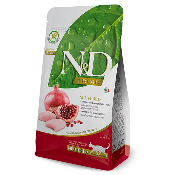 N&D Prime Cat Pollo Melograno Neutered - 5 Kg - Super Premium