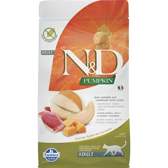 N&D Pumpkin cat Anatra e Melone Cantalupo - 1.5 Kg - Super Premium