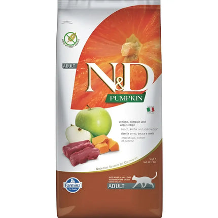 N&D Pumpkin cat Cervo e Mela - 5 Kg - Super Premium