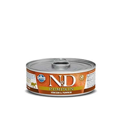 N&D PUMPKIN CAT Cervo e Zucca - 70 Gr - Super Premium