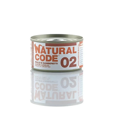 Natural Code 02 Pollo e Gamberetti - 85 Gr - Super Premium