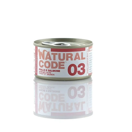 Natural Code 03 Pollo e Salmone - 85 Gr - Super Premium