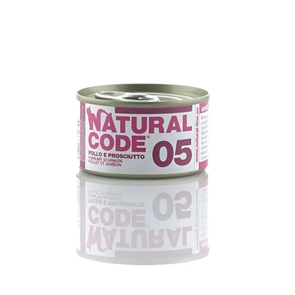 Natural Code 05 Pollo e Prosciutto - 85 Gr - Super Premium