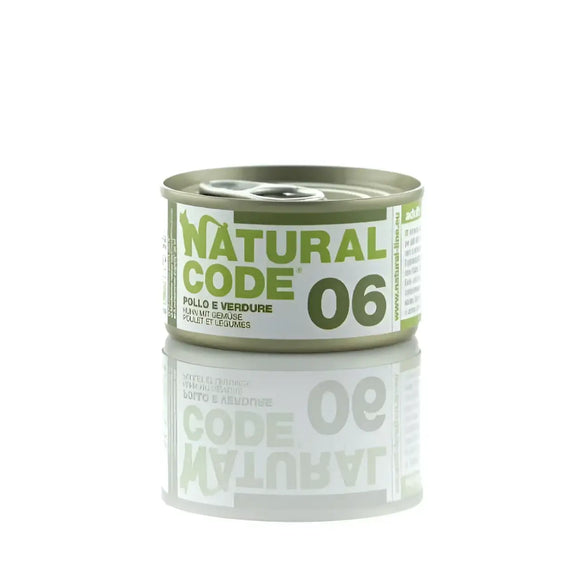 Natural Code 06 Pollo e Verdure - 85 Gr - Super Premium