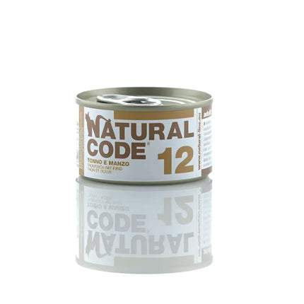 Natural Code 12 Tonno e Manzo - 85 Gr - Super Premium