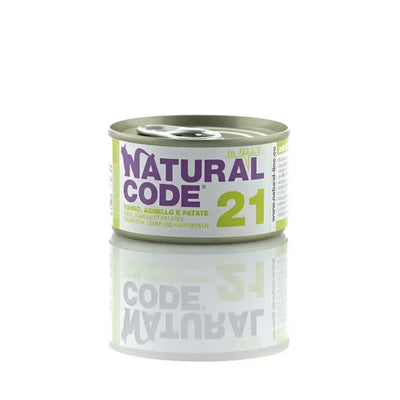 Natural Code 21 Tonno Agnello e Patate in Jelly - 85 Gr - Super Premium