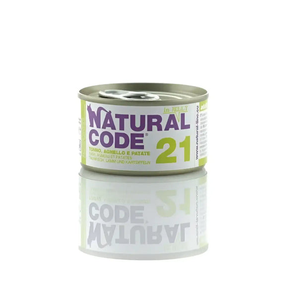 Natural Code 21 Tonno Agnello e Patate in Jelly - 85 Gr - Super Premium