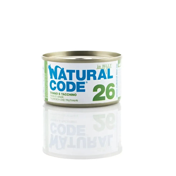 Natural Code 26 Tonno e Tacchino in Jelly - 85 Gr - Super Premium