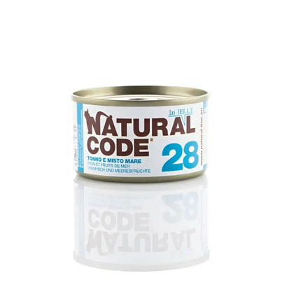 Natural Code 28 Tonno e Misto Mare in Jelly - 85 Gr - Super Premium