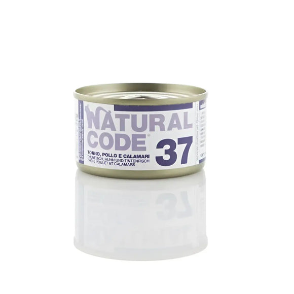 Natural Code 37 Tonno Pollo e Calamari - 85 Gr - Super Premium