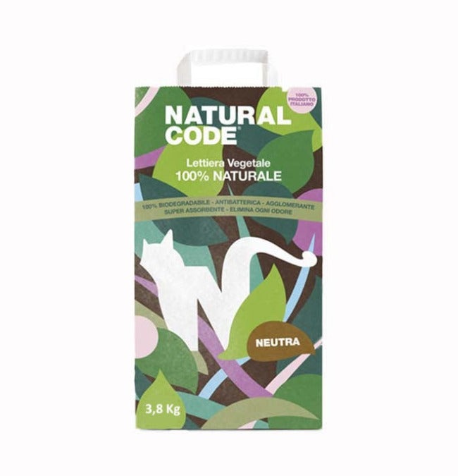 Natural Code Clumping vegetable litter - Neutral