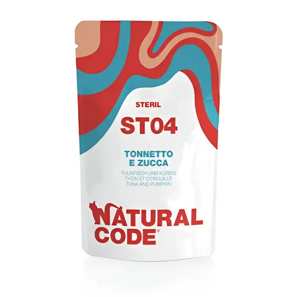 Natural Code Steril 04 - Tonnetto e Zucca - 70gr. - Super Premium