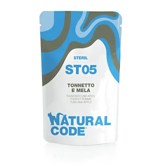 Natural Code Steril 05 - Tonnetto e Mela - 70 gr. - Super Premium