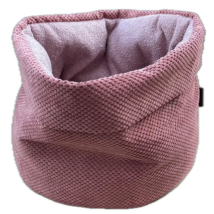 Pet Boutique -Cesta per Gatti Puffetta - Rosa Antico - Cucce