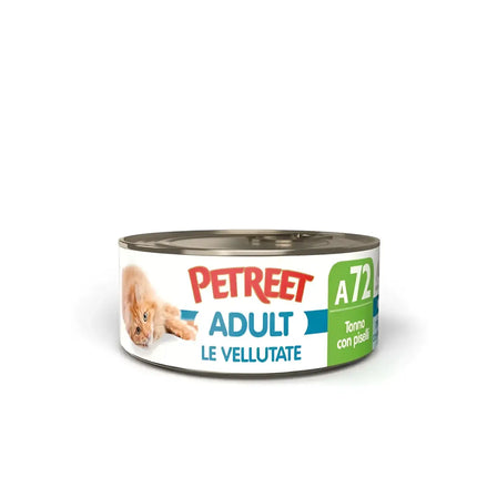PETREET Vellutata A72 Tonno e Piselli - 70 Gr - Super Premium