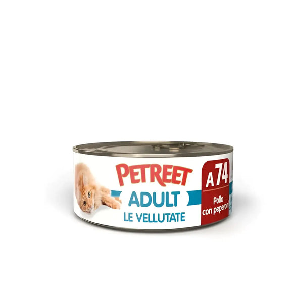 PETREET Vellutata A74 Pollo e Peperoni - 70 Gr - Super Premium
