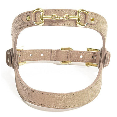 Achat beige Pupet Couture - harnais en cuir avec pince