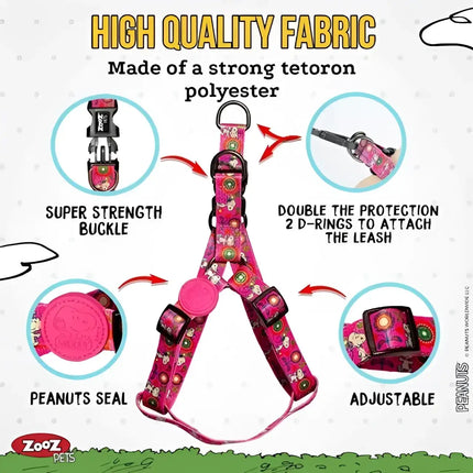 Pettorine Charlie Brown White Shadow