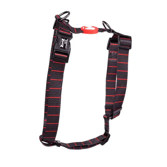 Pettorine H Charlie Brown Nero/Rosso