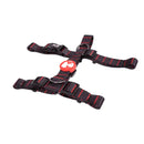 Pettorine H Charlie Brown Nero/Rosso - XS