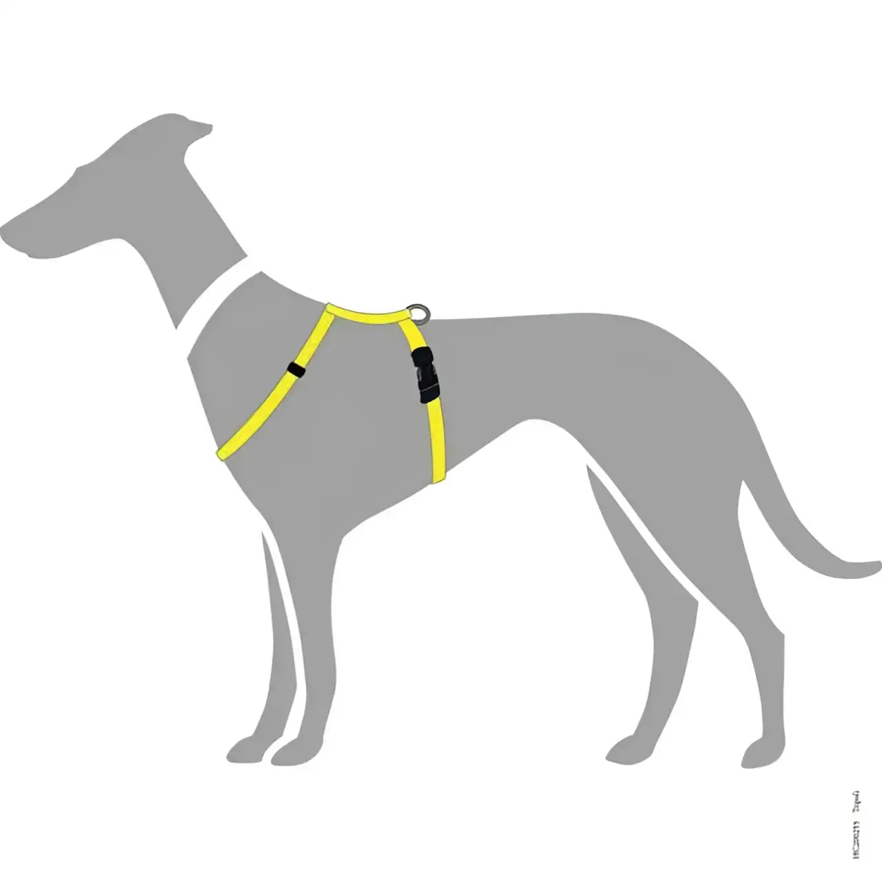 Pettorine Tripoli Giallo con inserti riflettenti